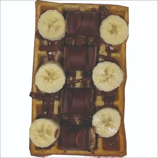 Gofre Con Plátano