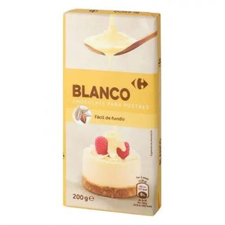 Chocolate Blanco Especial Postres Carrefour 200 Gr.