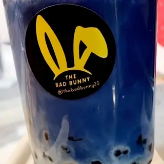 Bubble Boba Blue Butterfly Milk Tea (500 ml.)