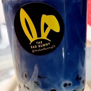 Bubble Boba Blue Butterfly Milk Tea (500 ml.)