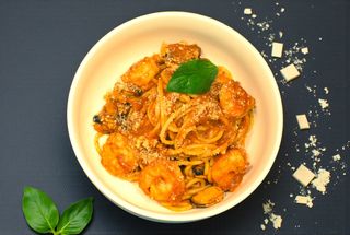 Spaghetti cu creveti