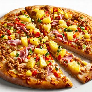 Half Tropicana ,half shawarma deluxe