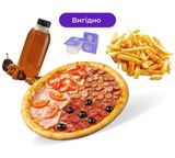 Комбо(Піца/Фри/Узвар/соус)