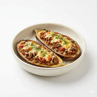 Vinete umplute cu carne tocata
