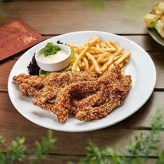 Sesame chicken strips 350gr