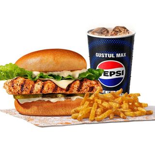 Chicken Sandwich Large Meal