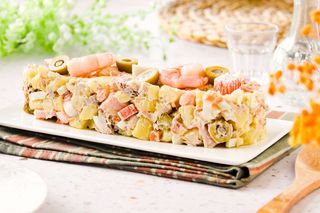 Tapa De Ensaladilla De Marisco
