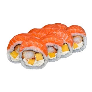 Philadelphia z krewetkami i mango