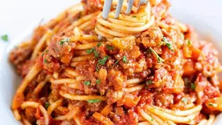 Pasta bolognese