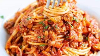 Pasta bolognese