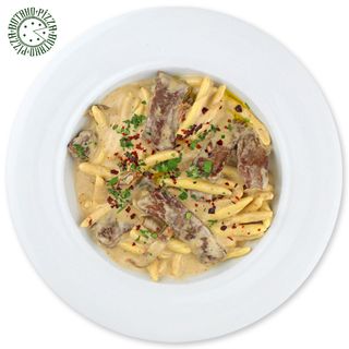 Pasta Flambirani steak