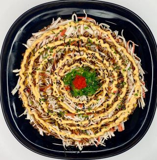 Sushi Pizza De Cangrejo grande  (22 Cm.)