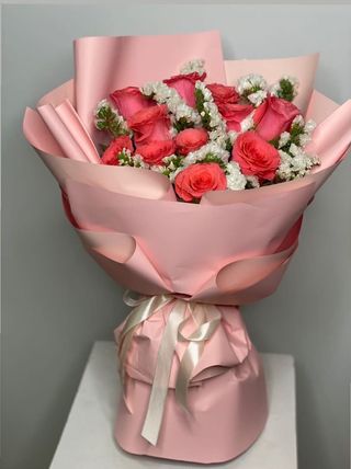 Голландские розы и статицы (15 шт.)