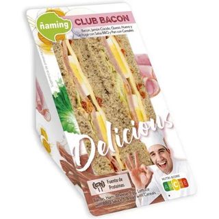 Sandwich Delicious Club De Bacon Ñaming 200 Gr.