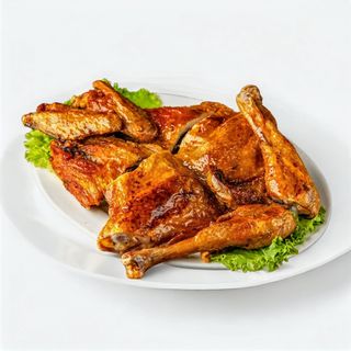 მუხრ/წიწილა შემწვარი