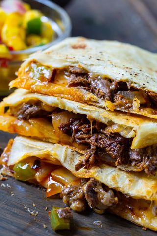 Slow Cooked Beef Quesadilla