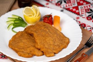 Șnițel de porc pane