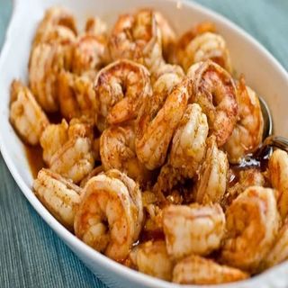 Prawns with garlic and ginger
