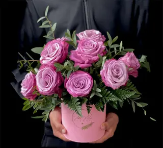 Big Purpple rose