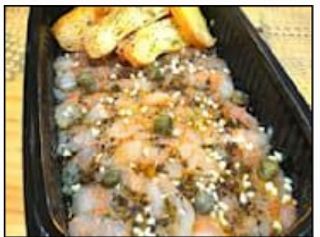 21. Carpaccio De Gamba Roja