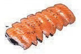 Carpaccio  salmon