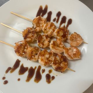 181. Spiedini di gamberetti 12 pezzi