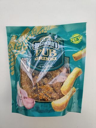 Грінки До Бочкового Пшеничні Часник 130г