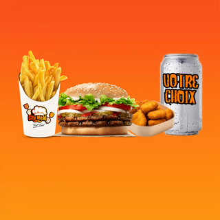 Menu Big burger + Nuggets