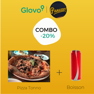 Pizza Tonno + Boisson