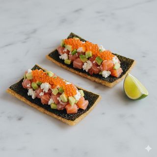 Crispy salmone