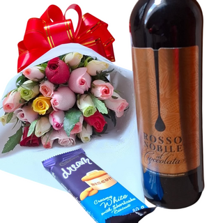 Mixed Chocolate + Cadburry + Wine