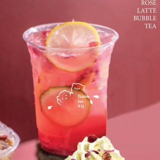 Rose lemon tea