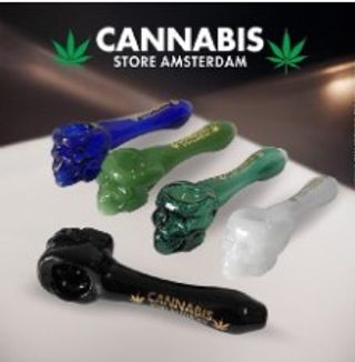 Cachimbo Caveira Vidro