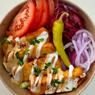 Ensalada halloumi 