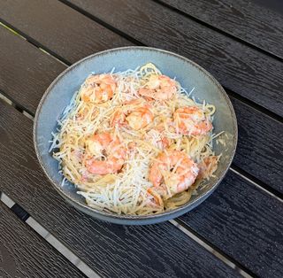 Паста з креветками