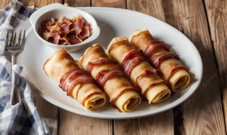 Катма - бекон с топено сирене и кашкавал - малка