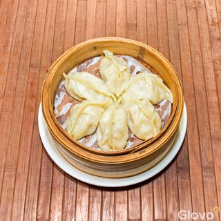 Ravioli gamberi e maiale  (6pz)