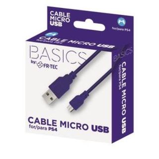 Cable Micro Usb Azul Ps4 - 8436563090875