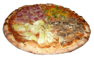 Quattro Stagioni pizza 22cm