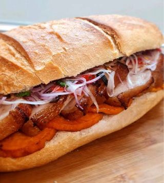 Pan con chicharrón