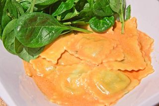 Ravioli Crevettes Sauce Rosée