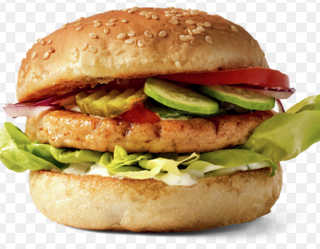 "No Cluck" Chicken Burger