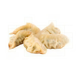 73B. Gyoza de gambas al vapor （6 piezas）