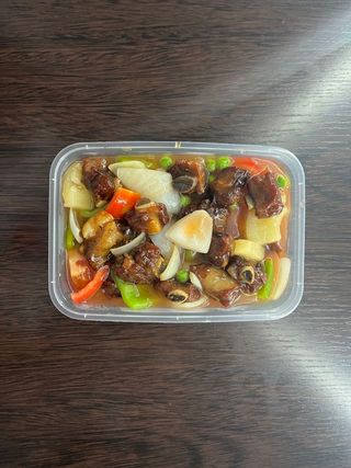 Puntine di maiale in salsa agrodolce