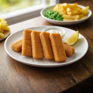 Fish Fingers with Accompaniments