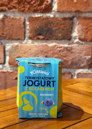Jogurt termostatowy z kolagenem jagodowy