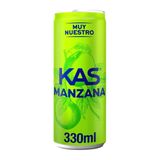 KAS Manzana Refresco con gas sabor Manzana Lata 330ml