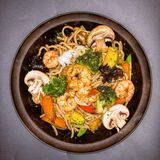 Nouilles Sautées Aux Crevettes