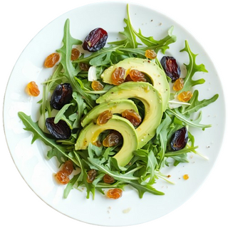 Микс зелена салата с авокадо