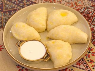 Вареники с творогом солёные